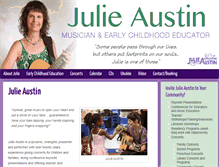 Tablet Screenshot of julieaustin.com